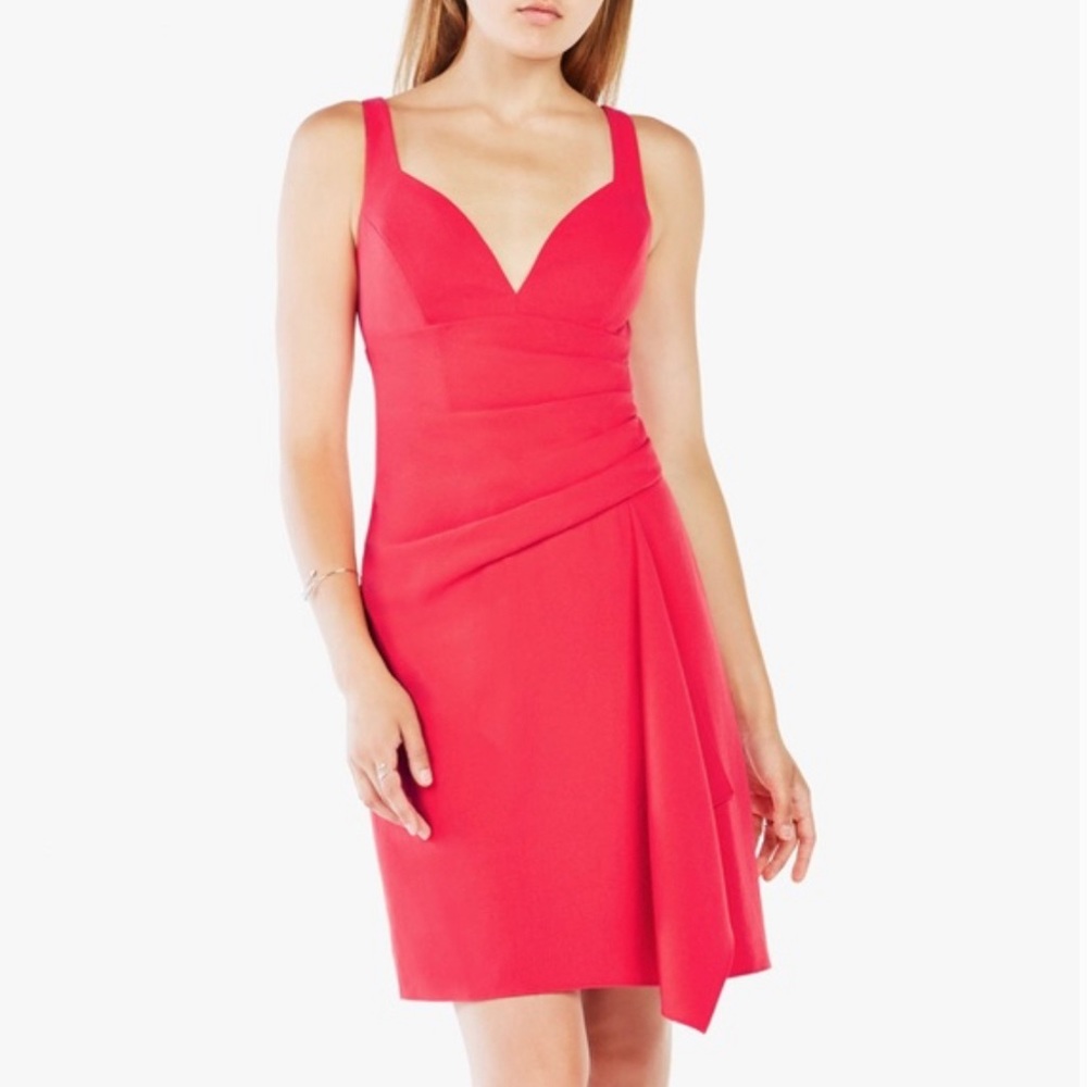 BCBG Yazmin Red Cocktail Dress